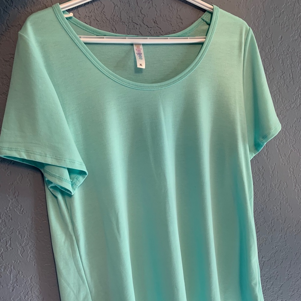 LuLaRoe classic T XL mint sea foam green NWOT